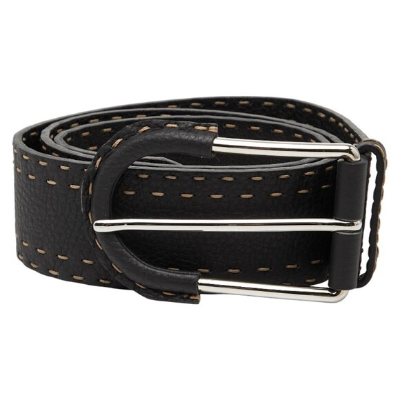 Fendi Selleria Belt Size: 90 36 Black Leather Women's FENDI